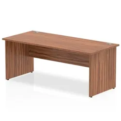 Impulse Panel End 1800 Rectangle Desk Walnut - I000418