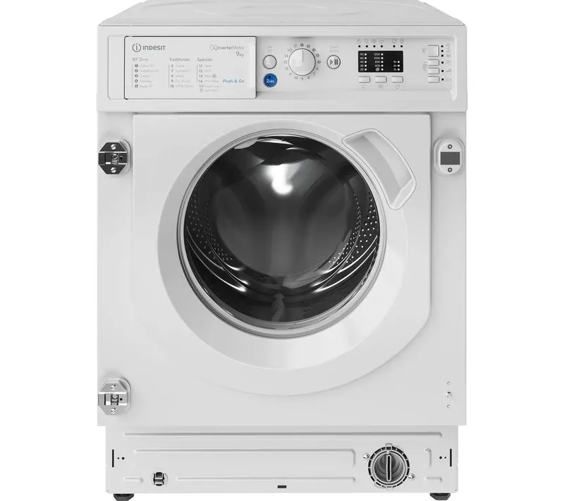 Indesit BI Wmil 91485 UK Integrated 9 kg 1400 Spin Washing Machine, White