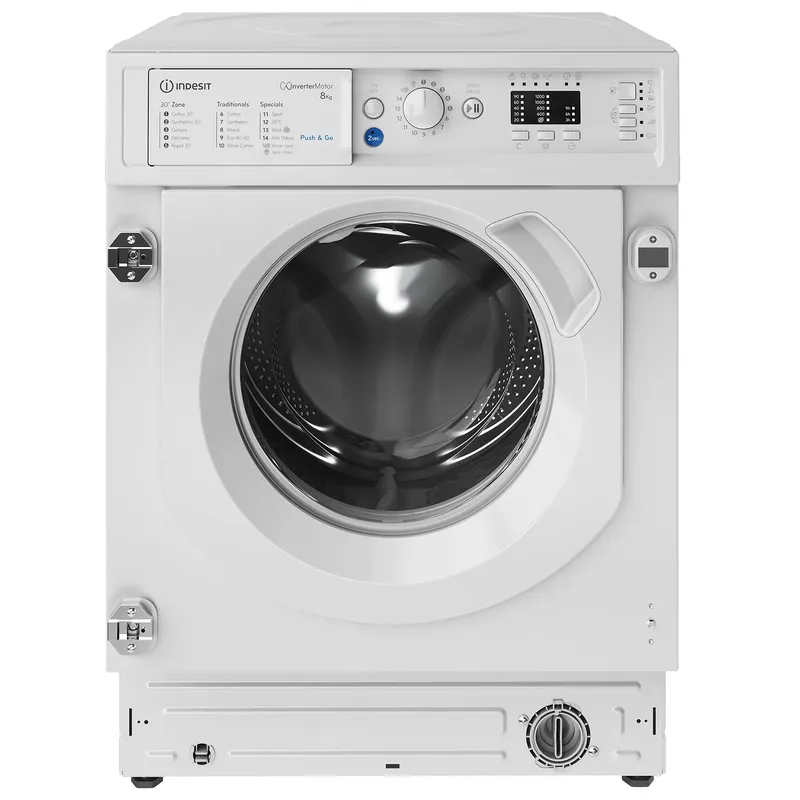Indesit BIWMIL81485 Integrated 8kg 1400 Spin Washing Machine B Rated P