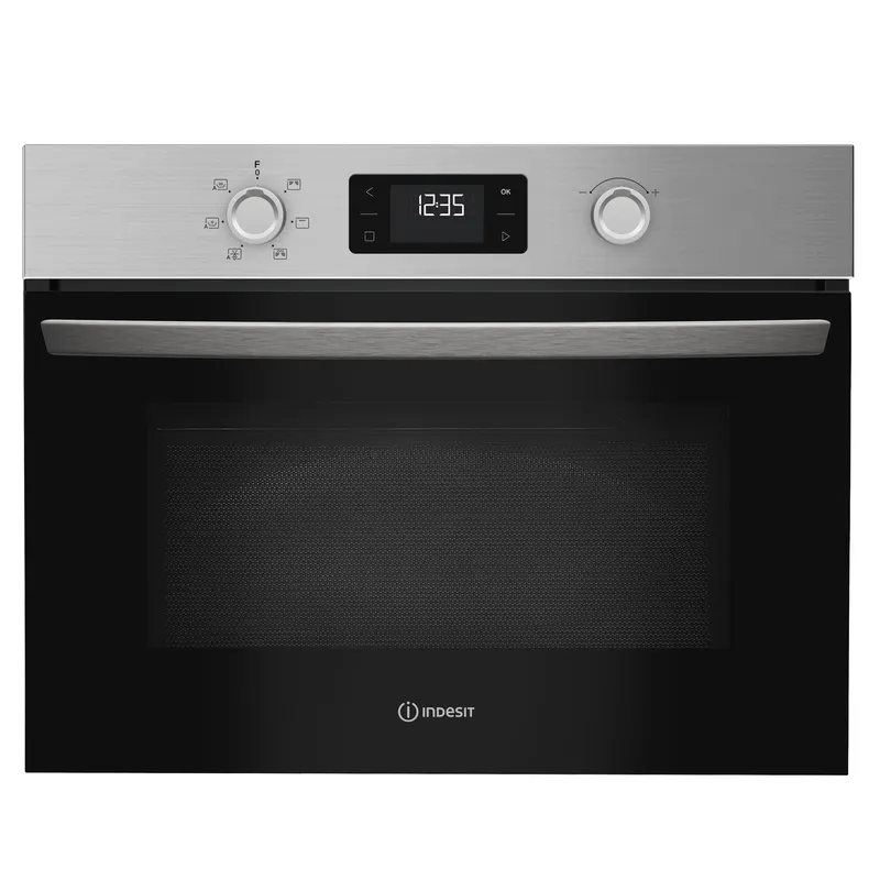 Indesit IP252RXUK Built In Microwave Oven with Grill in Stainless Stee