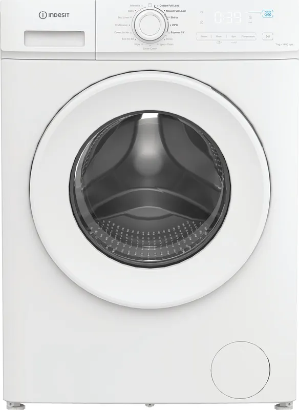 Indesit My Time Ima 764 MY Time UK 7kg Washing Machine with 1400 rpm - White - A Rated, White