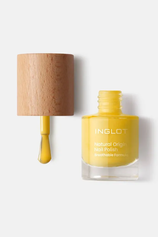 Inglot Women's Natural Origin Nail Polish in Lemon Curd Size: 8ml Lemon Curd female