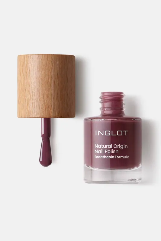 Inglot Women's Natural Origin Nail Polish in Power Plum Size: 8ml Power Plum
