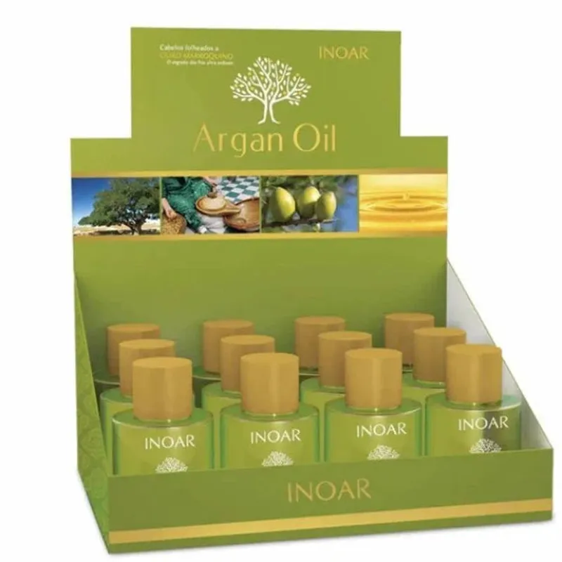 Inoar Unisex Argan Hair Oil 7ml Box(x12) in Clear Clear 7ml female