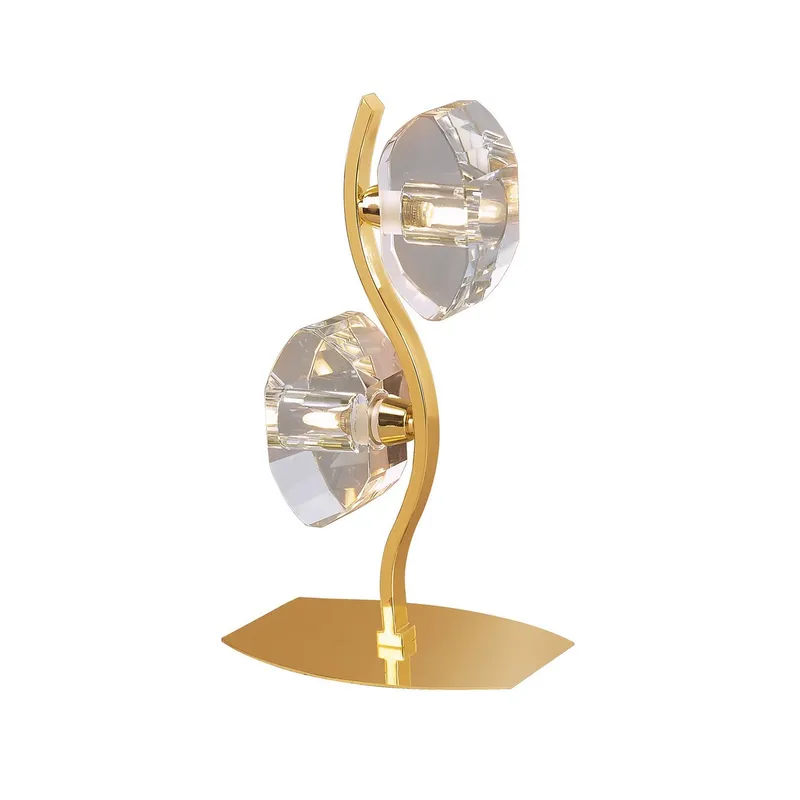 Netlighting Alfa Table Lamp 2 Light G9 French Gold Gold