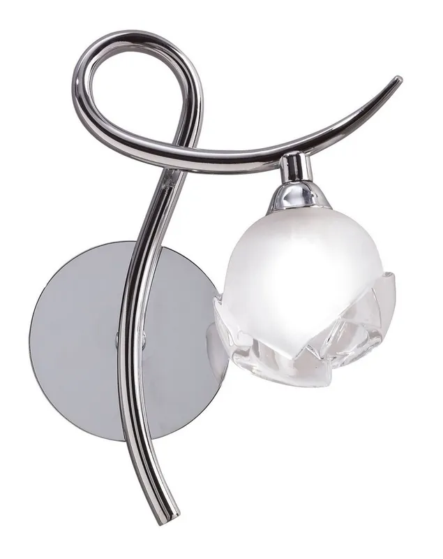 Inspired Lighting Fragma Wall Lamp Right Switched 1 Light G9, Polished Chrome