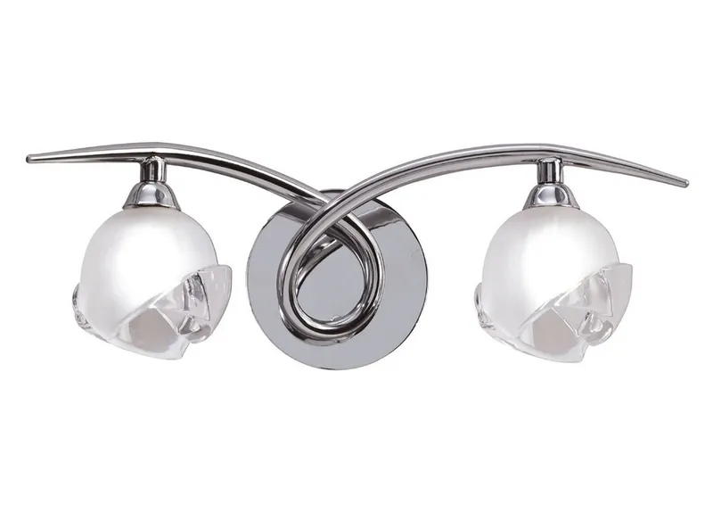 Inspired Lighting Fragma Wall Lamp Switched 2 Light G9, Polished Chrome