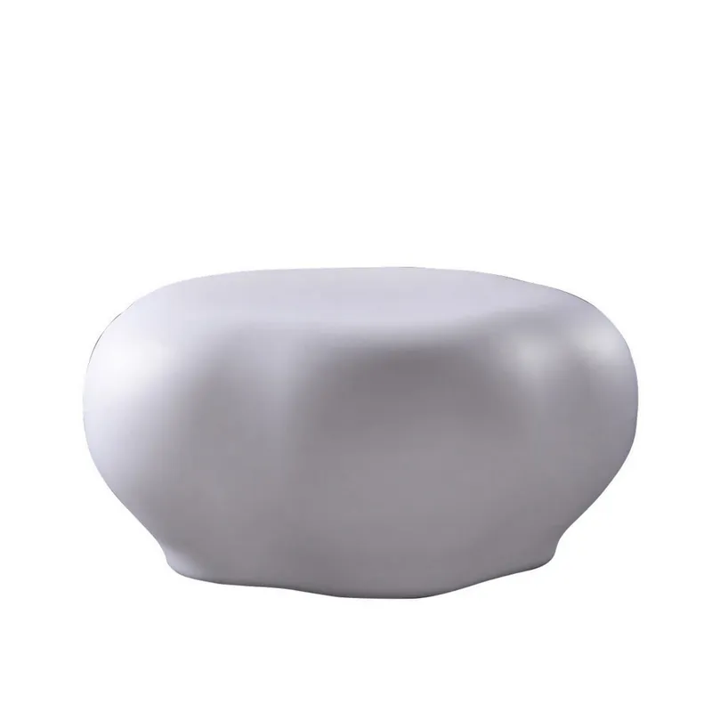 Inspired Lighting Huevo Stool 1 Light E27 Outdoor IP65, Opal White