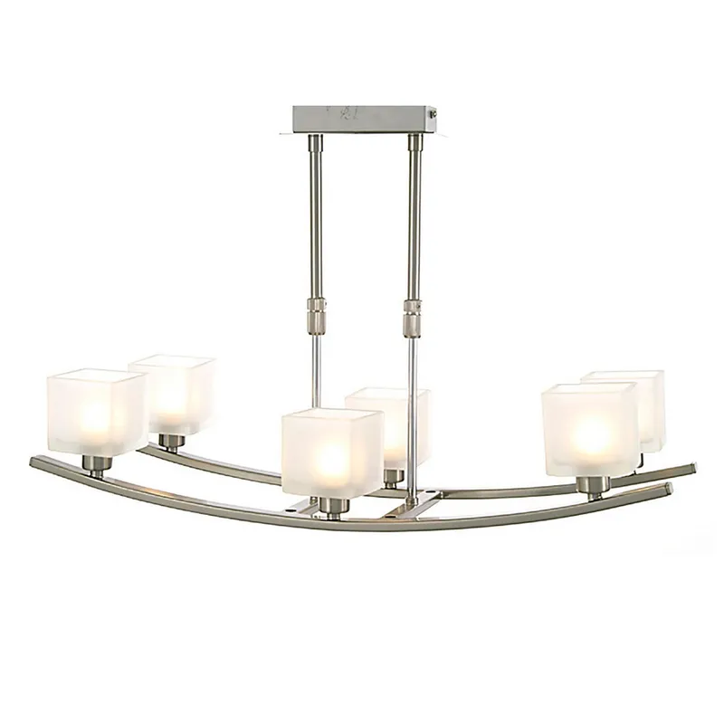 Inspired Lighting Pila 6 Light G9 Pendant G9 Satin Nickel