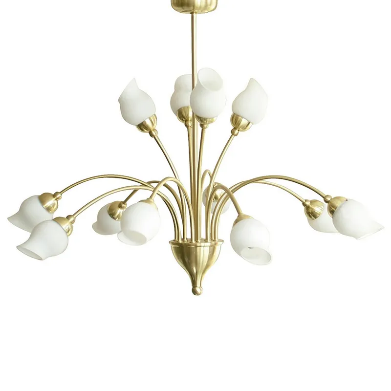 Inspired Lighting Rimini Pendant 12 Light G9 Satin Brass