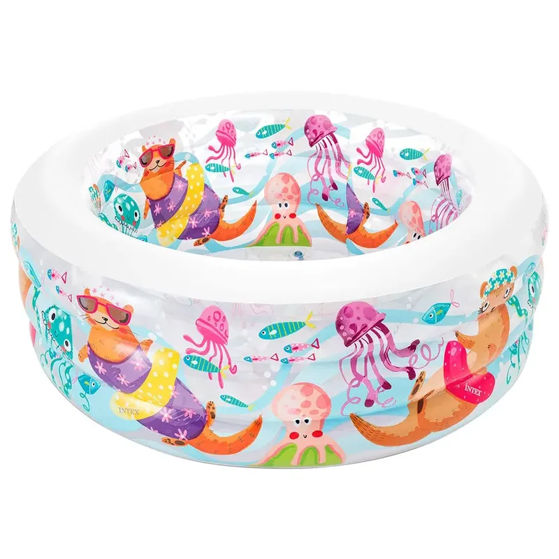 Intex Inflatable Aquarium Pool Clear / Multicolor 153 x 56 cm unisex