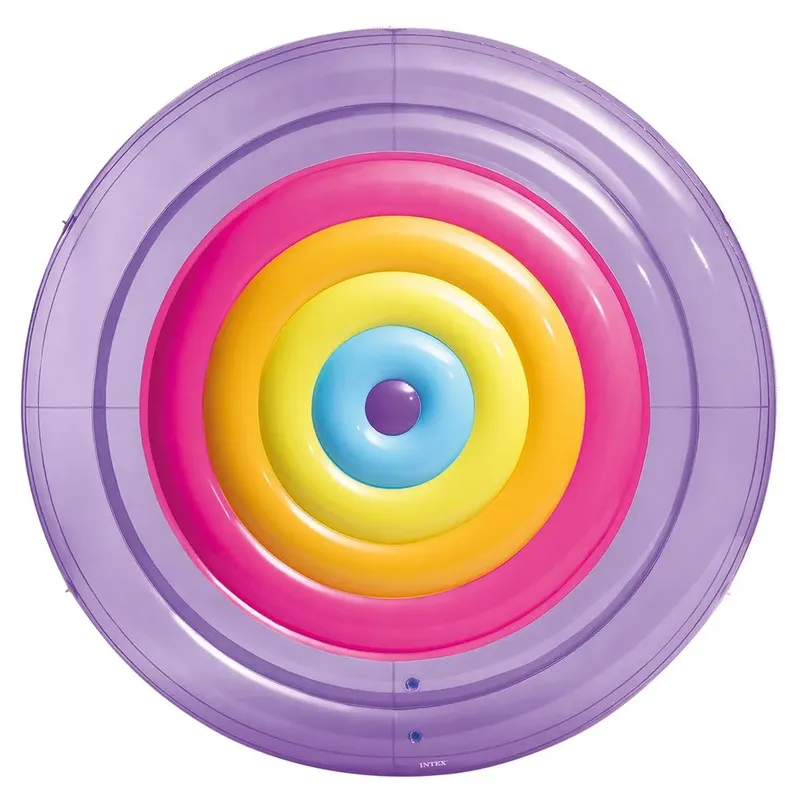 Intex Rainbow Fiesta Beach Ø201cm Pool Air Mattres Multicolor Ø201 cm unisex