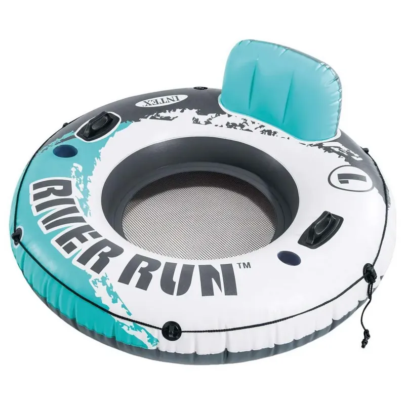 Intex River Run Ø135 Cm Swimming Float White / Blue / Grey Ø135 cm unisex