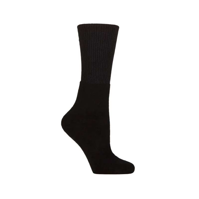 Iomi FootNurse 1 Pair Upside Down Inside Out Socks Black