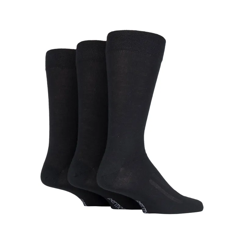 Iomi FootNurse 3 Pairs PermaCool Cooling Socks - Black