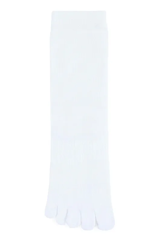 1 Pair White Footnurse Toe Socks Ladies 4-8 Ladies - Iomi - White - Size: Small