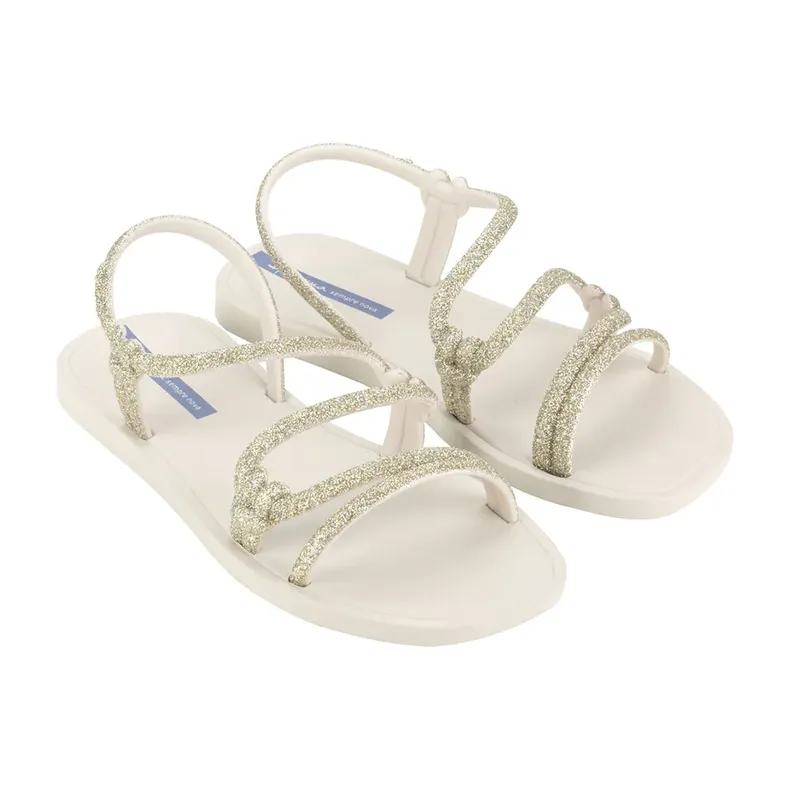 Ipanema Solar Glow Sand Sandals Beige / Glitter / Blue UK 7 Women