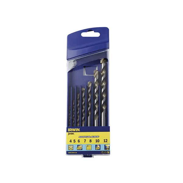 Cordless 5 Piece Multi Drill Bit Set IRW10501939 10501939 5mm - 10mm - Irwin
