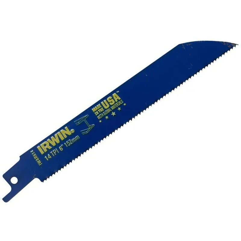 Irwin® 10504143 614R 150mm Bi-Metal Sabre Saw Blades Metal Pack of 25