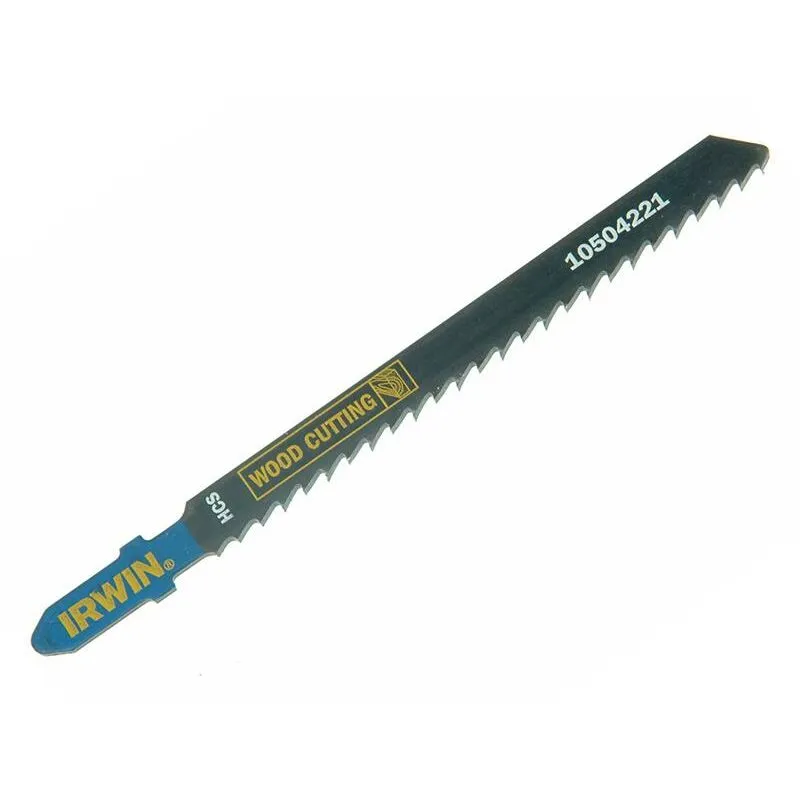 Irwin T101BR T Shank Wood Cutting Jigsaw Blades Pack of 5