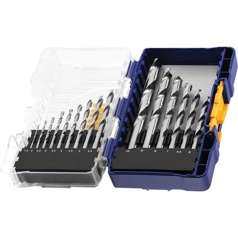Hss Pro Drill Bit Set, 15 Piece - Irwin