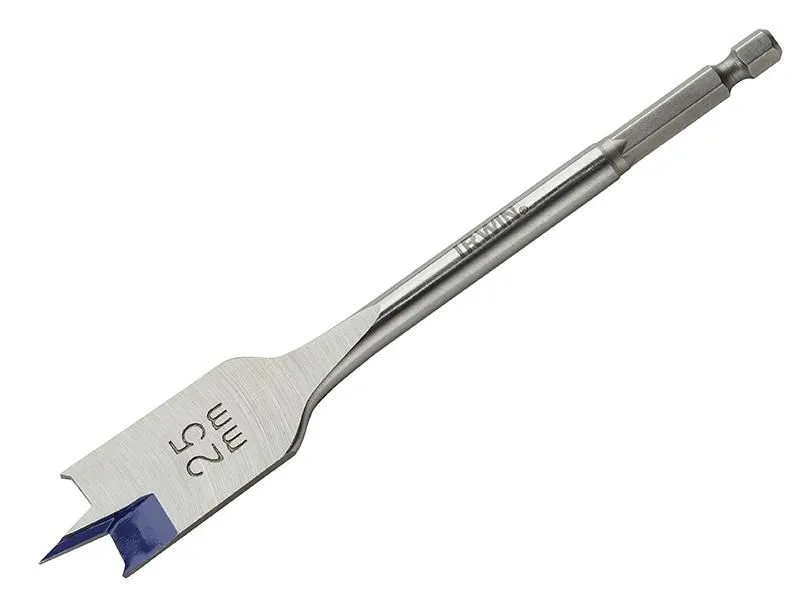 Irwin 4X Blue Groove Flat Wood Drill Bit 25mm