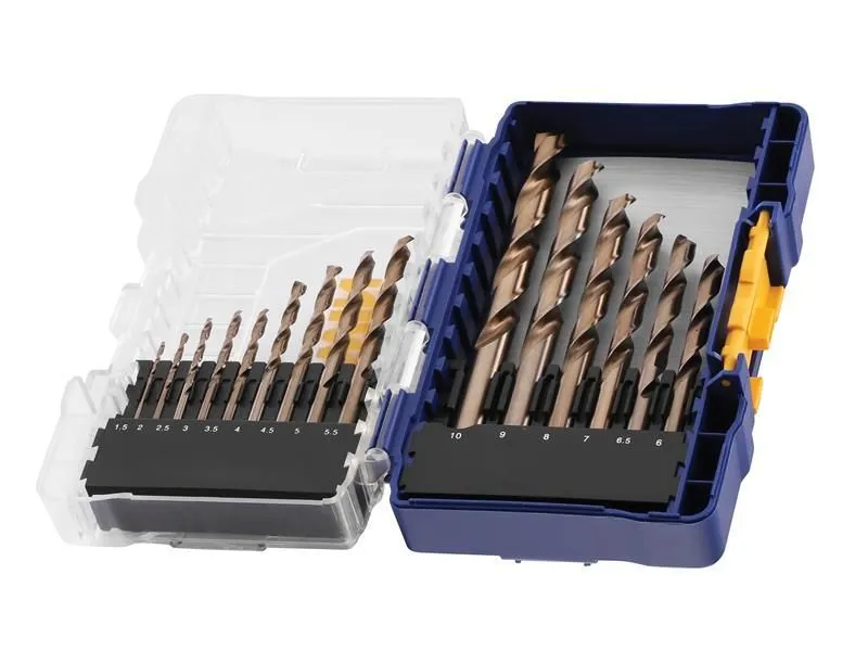 Irwin 15 Piece Hss Cobalt Drill Bit Set