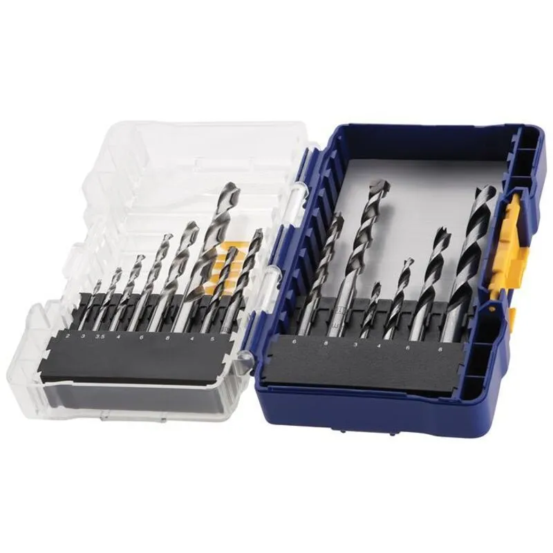 Irwin 15 Piece Hss Pro Combination Drill Bit Set