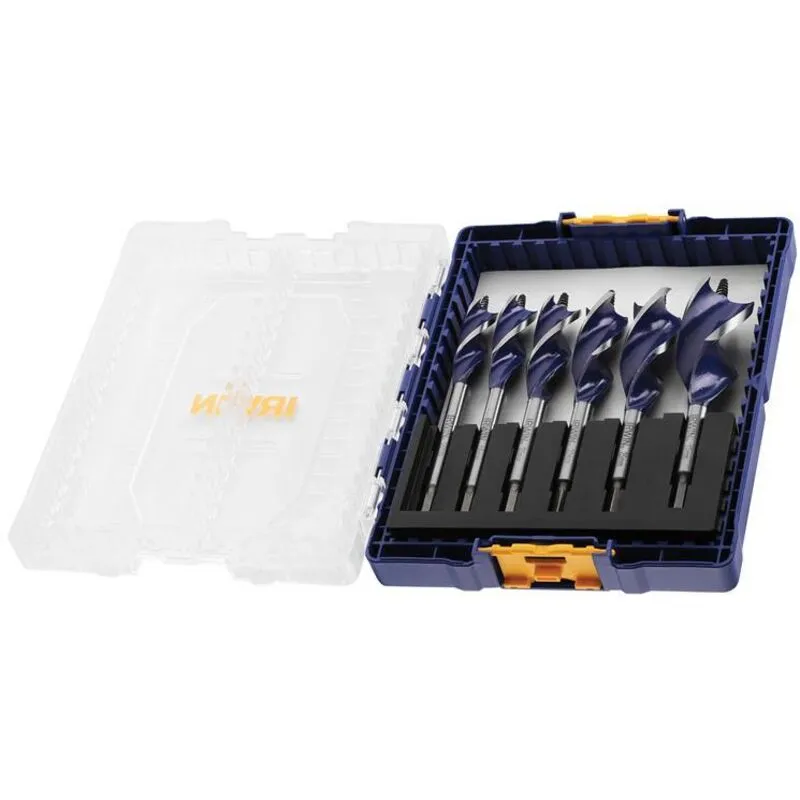 Irwin - IW4042202 Blue Groove 6X Wood Bit Set, 6 Piece IRWIW4042202