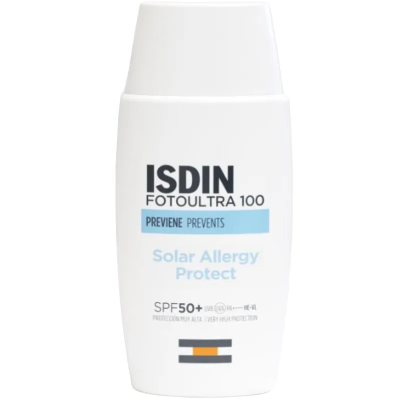 Isdin Fotoultra 100 Solar Allergy Fusion Fluid Spf 50 + 50mL SPF50+