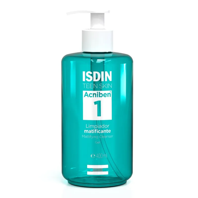 Isdin Teen Skin Acniben 1 Mattifying Cleansing Gel 400ml