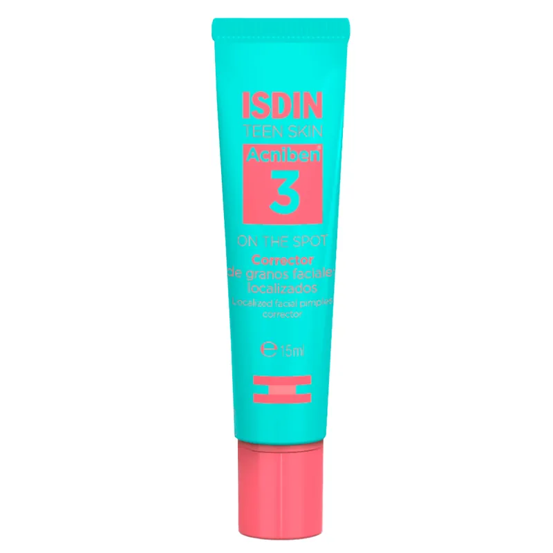 Isdin Teen Skin Acniben on Spot Pimples Drying Gel 15mL