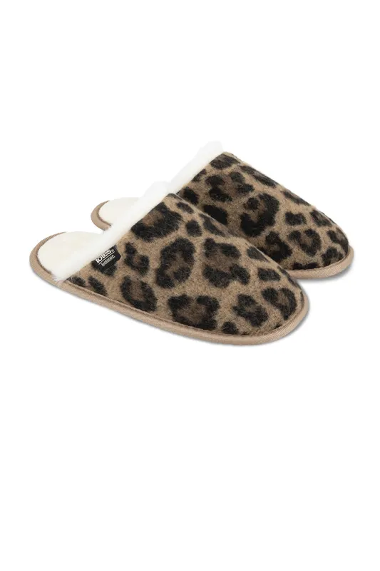 Totes Isotoner Womens Animal Fur Mule - - Size: 4
