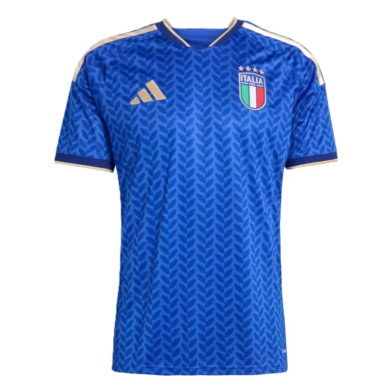 Adidas Italy Men Jerseys/Replicas - Blue - Size M - Poly Jersey - Blue