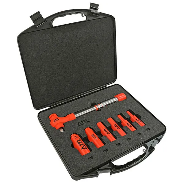 Itl Insulated 25 Insulated 1/2in Drive Imperial Torque Wrench Kit,...