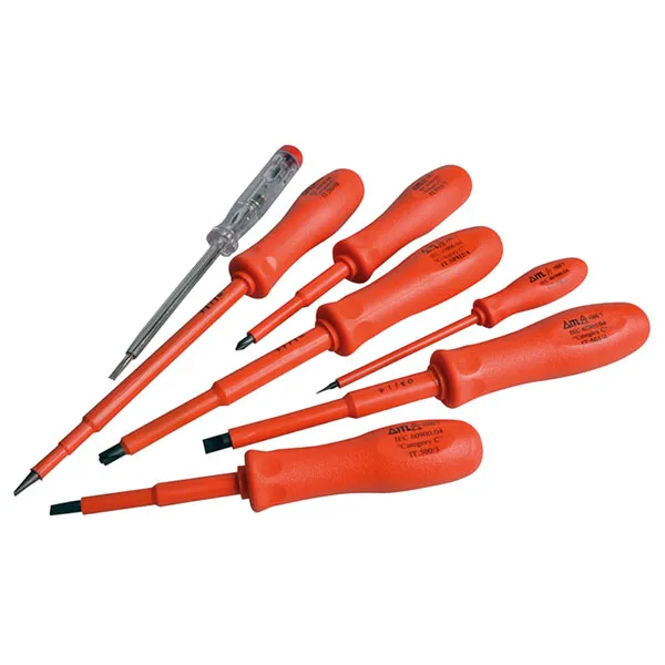 Tbc Itl Insulated Ukc-02100 Insulated Screwdriver Set of 7 ITL02100