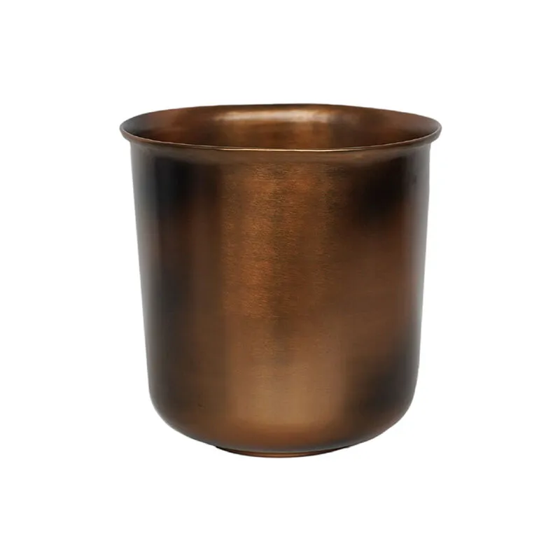 Ivyline - Outdoor Hampton Planter - Metal - L27.5 x W27.5 x H28 cm - Copper
