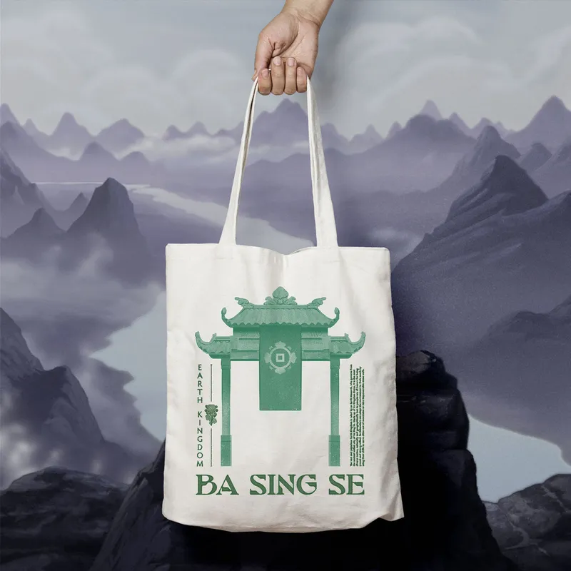 Iwoot Avatar the Last Airbender Ba Sing Se Tote Bag By Fanattik