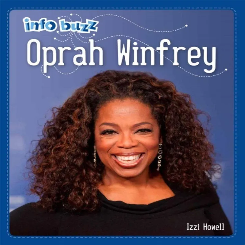 Izzi Howell Info Buzz: Black History: Oprah Winfrey Paperback Book Multicolor