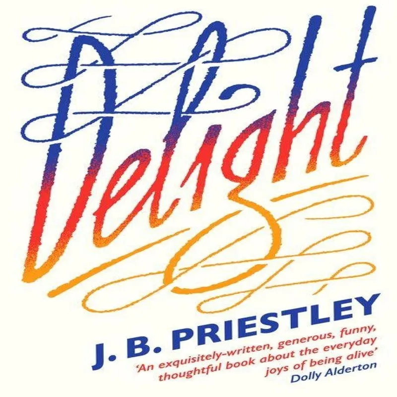 J. B. Priestley Delight PB Paperback Book Multicolor