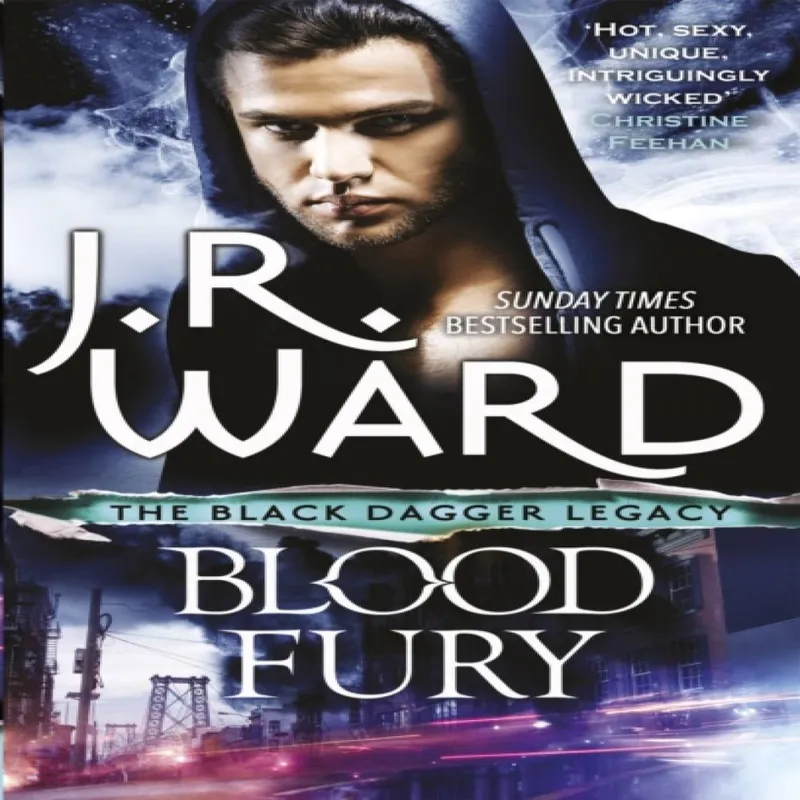 J. R. Ward Blood Fury Paperback Book Multicolor