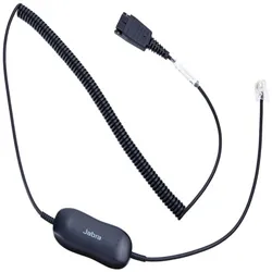 Jabra GN1216 Avaya Quick Disconnect (QD) to RJ9 Connector Coiled Cord