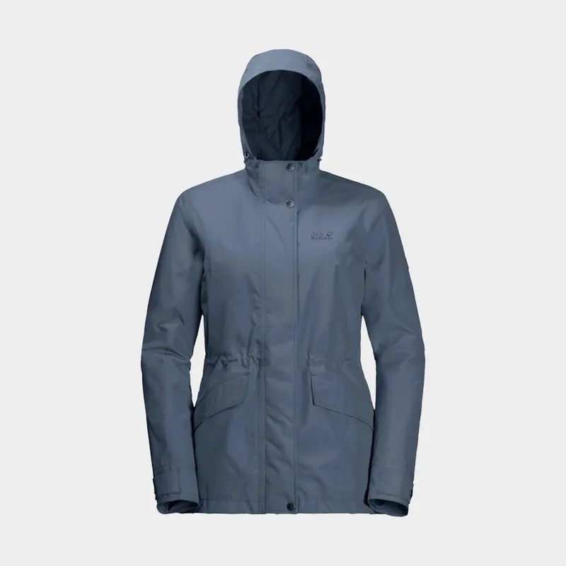 Jack Wolfskin Women's Lake Louise Jacket, Blue 6