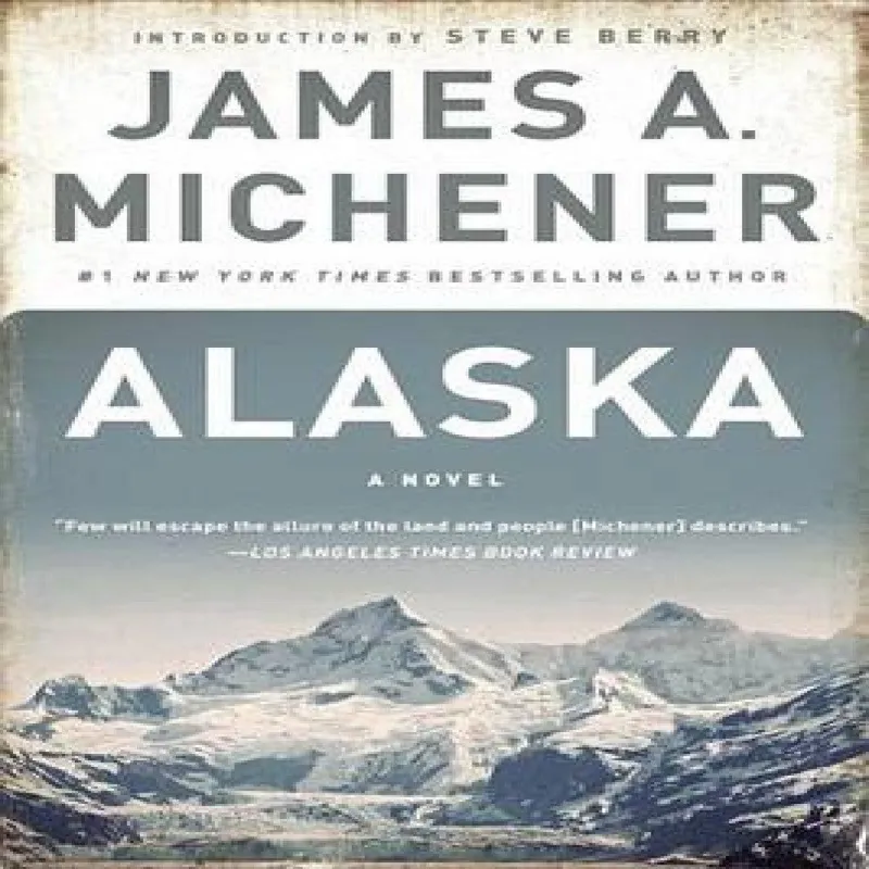 James A. Michener Alaska Paperback Book Multicolor