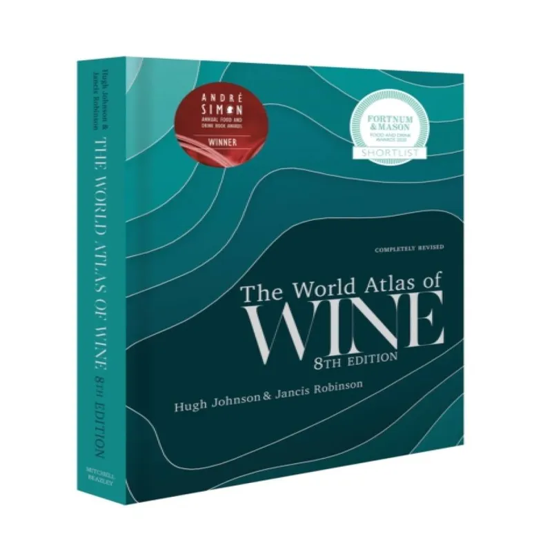 Jancis Robinson World Atlas of Wine 8th Edition Hardback Book Multicolor