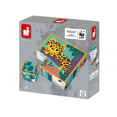 Janod Wwf Animal Puzzle - 9 Pieces