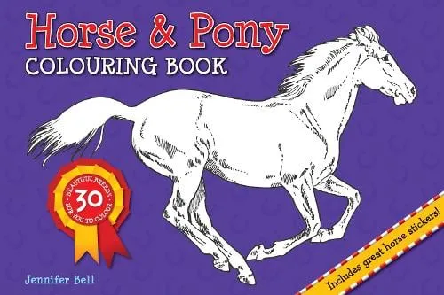 Jennifer Bell Horse and Pony Colouring Book