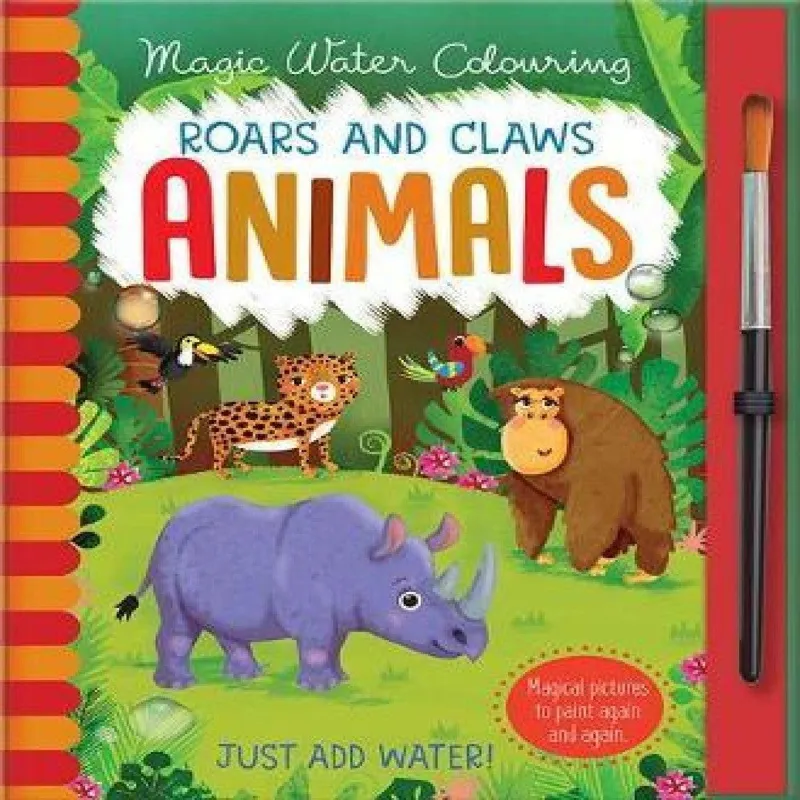 Jenny Copper Roars & Claws - Animals Hardback Book Multicolor