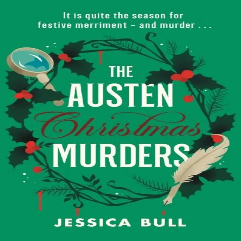 Jessica Bull The Austen Christmas Murders Hardback Book Multicolor