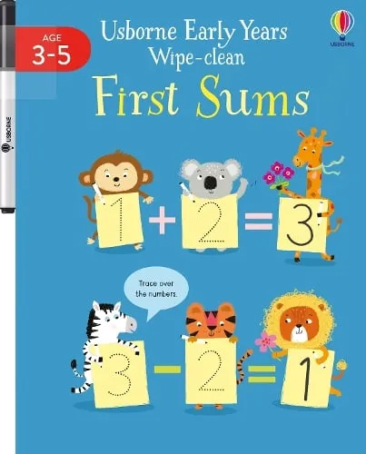 Jessica Greenwell Early Years Wipe-Clean First Sums